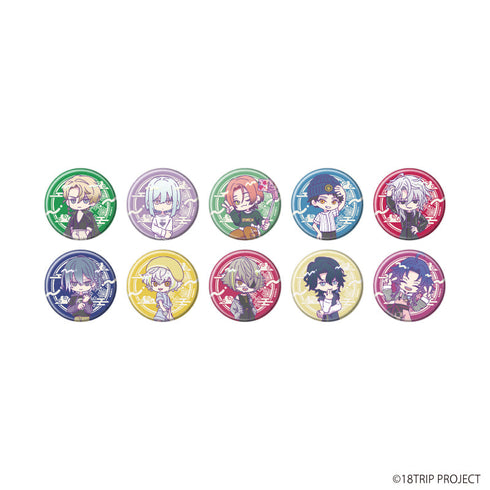 『18TRIP』缶バッジ『18TRIP』04/雷紋コーデver. コンプリートセット(全10種)(ミニキャライラスト)